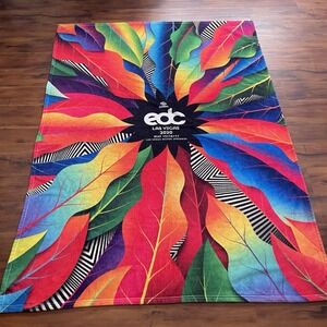 EDC Electric Daisy Carnival Las Vegas Beach Throw Blanket 58"x79" 2020 Insomniac